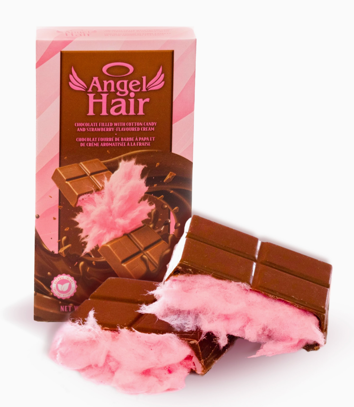 Chocolate Bar with Cotton Candy Dubai Style Angel Hair Bar