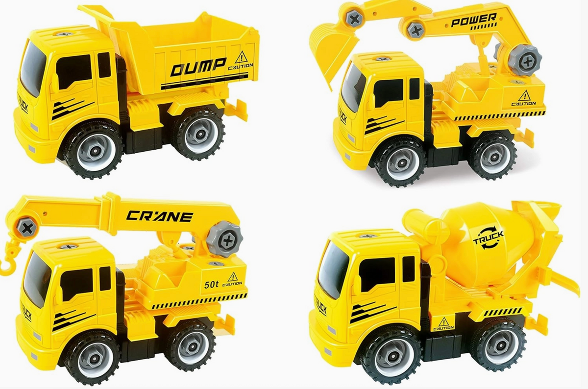 Take-A-Part Construction Trucks