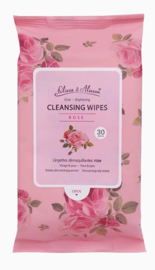 She Brightening Rose Makeup Wipes (30 Sheets)