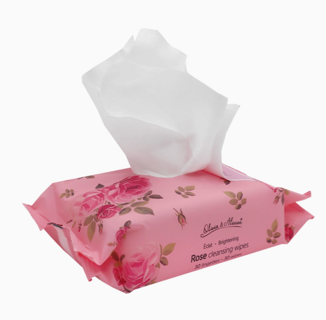 She Brightening Rose Makeup Wipes (30 Sheets)