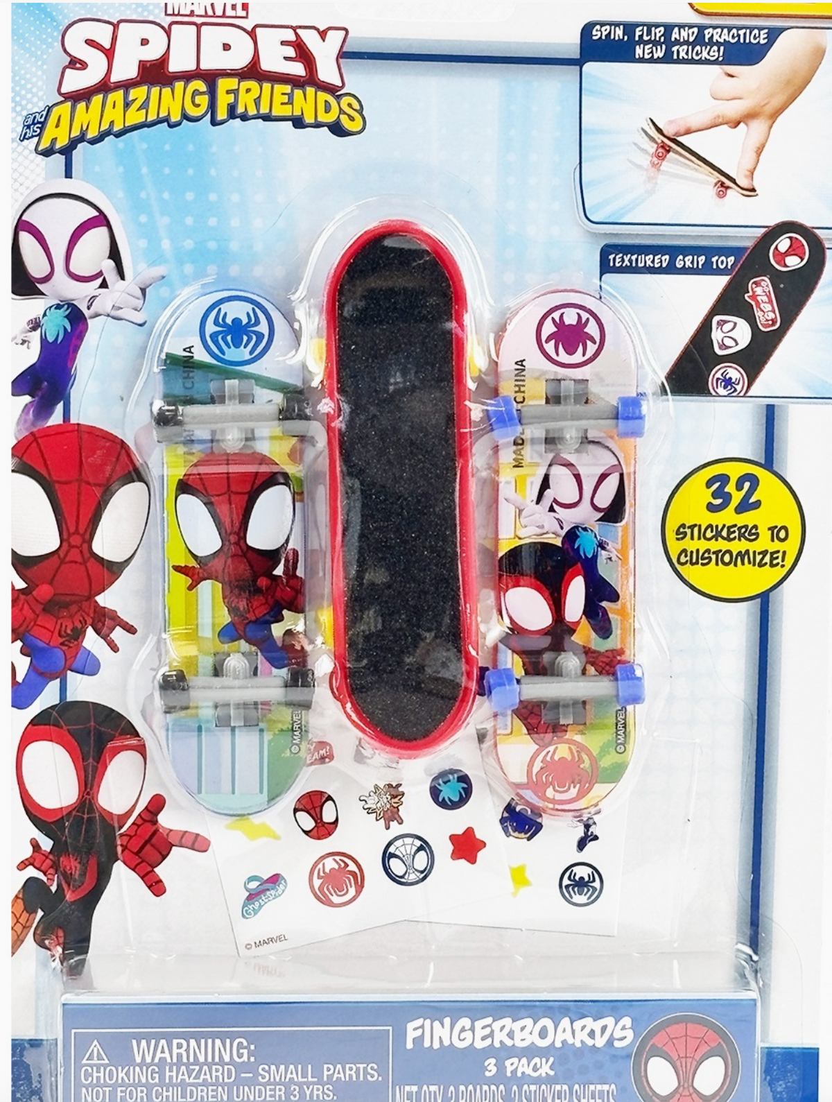 Spidey Amazing Friends Fingerboard Skateboard Set