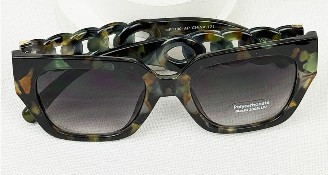 Leopard Design Fashion Shades Sunglasses