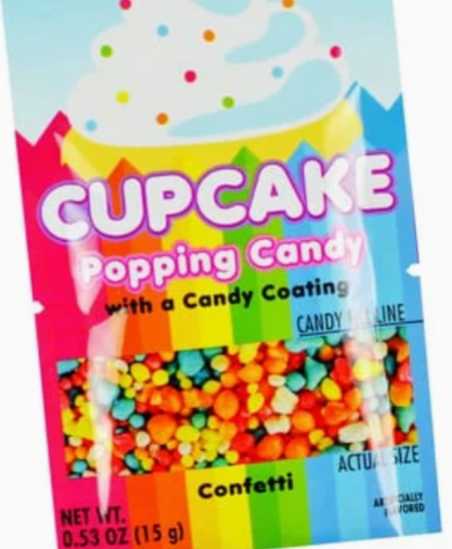 Cupcake Popping Candy