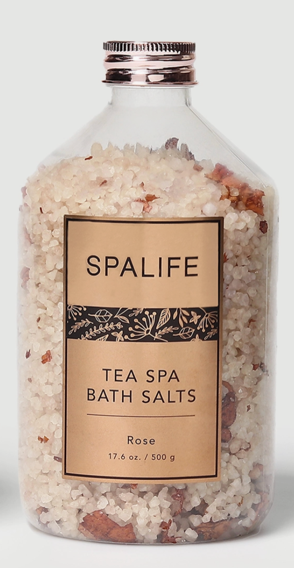 Petal-Infused Effervescent Mineral Bath Salts