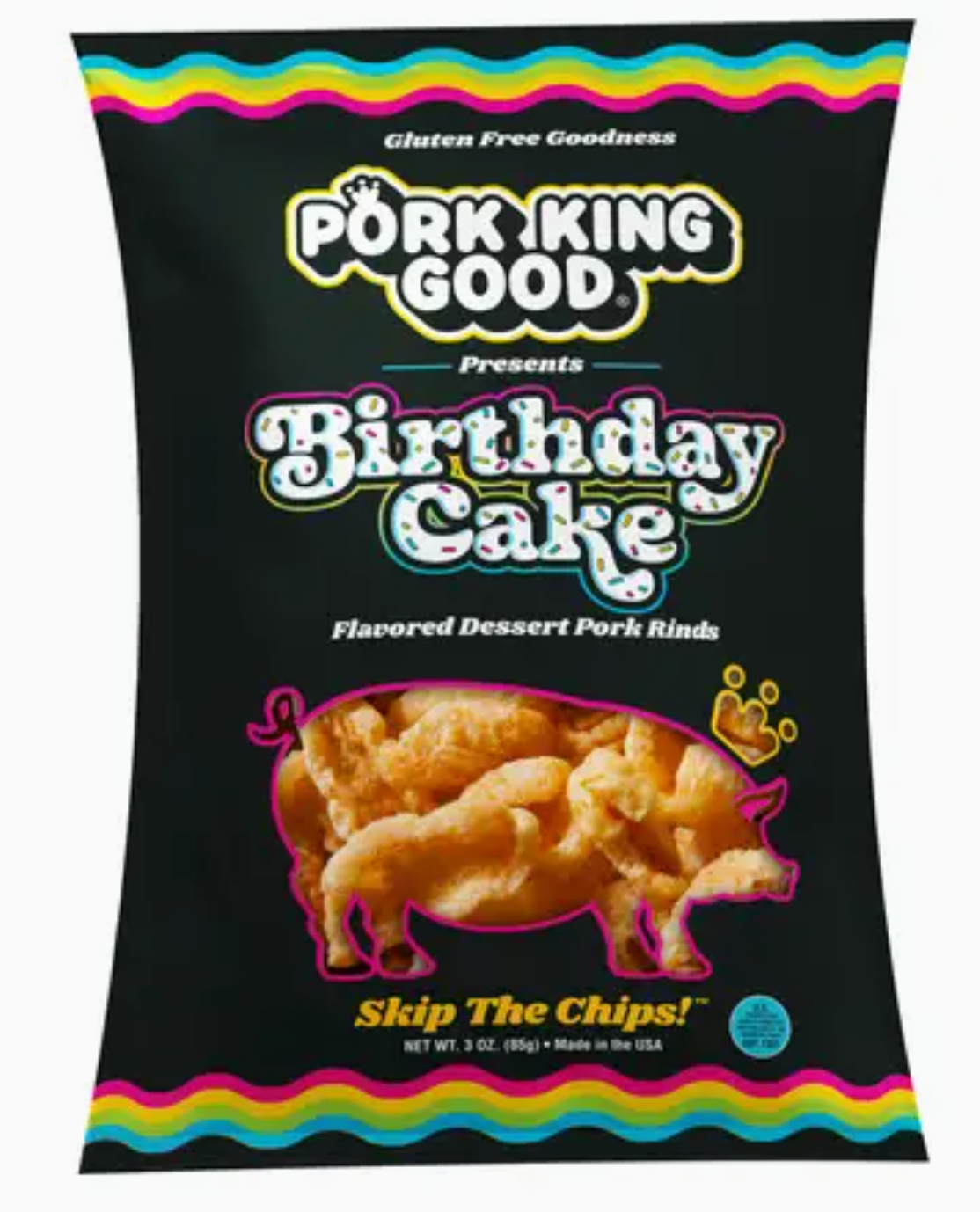 Pork King Good Pork Rinds 1.75oz-3oz Bag