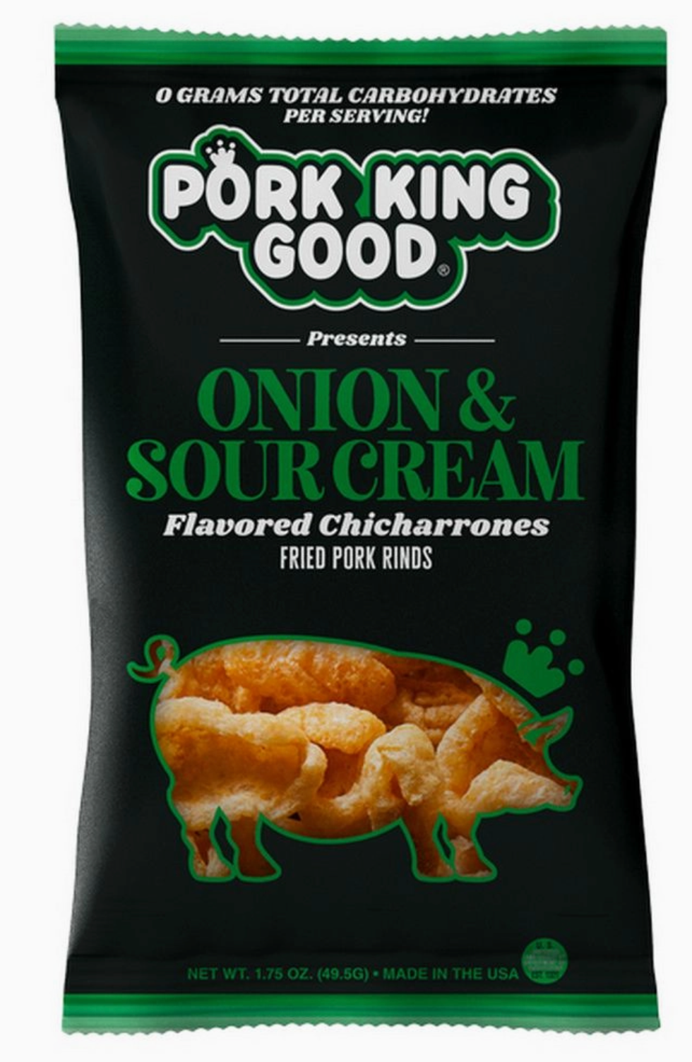 Pork King Good Pork Rinds 1.75oz-3oz Bag