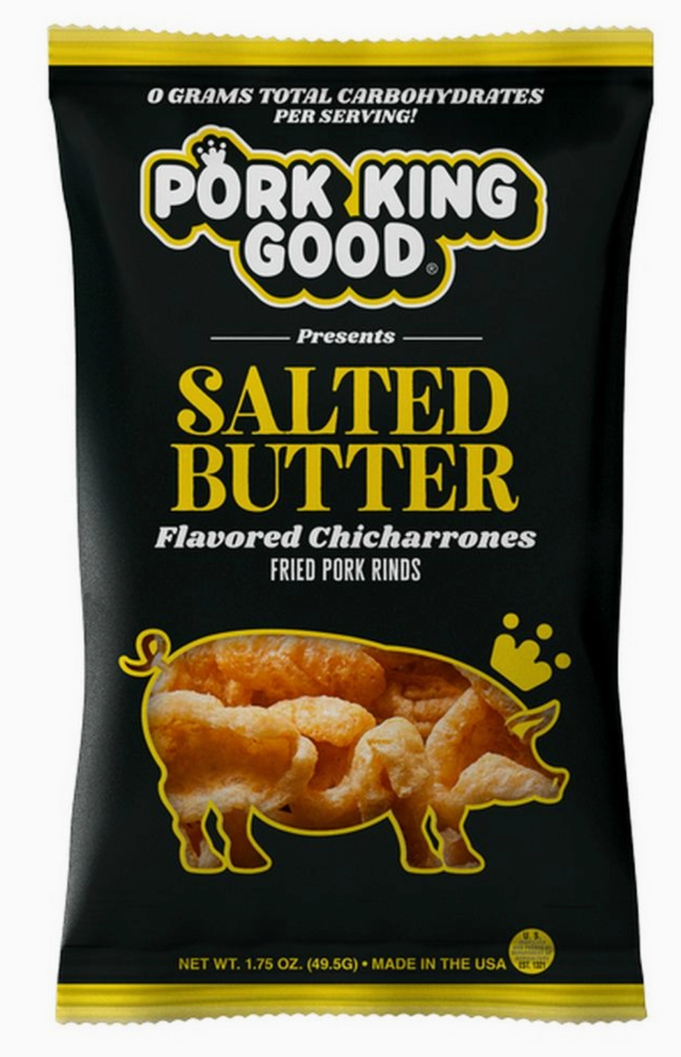 Pork King Good Pork Rinds 1.75oz-3oz Bag