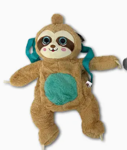 Critter Plush Zipper Backpack