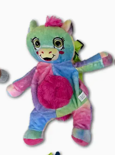 Critter Plush Zipper Backpack