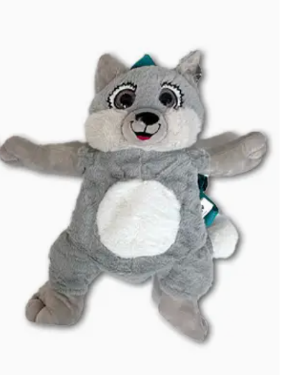 Critter Plush Zipper Backpack