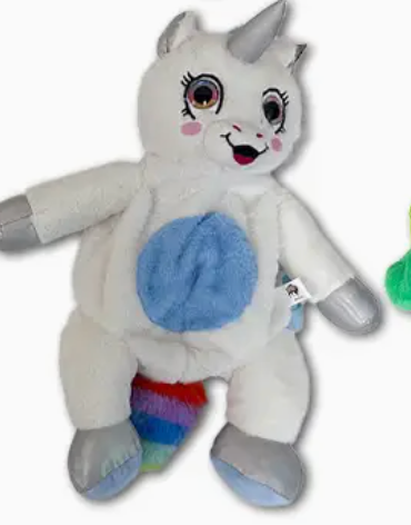 Critter Plush Zipper Backpack