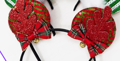 Christmas Theme Decorated Headband