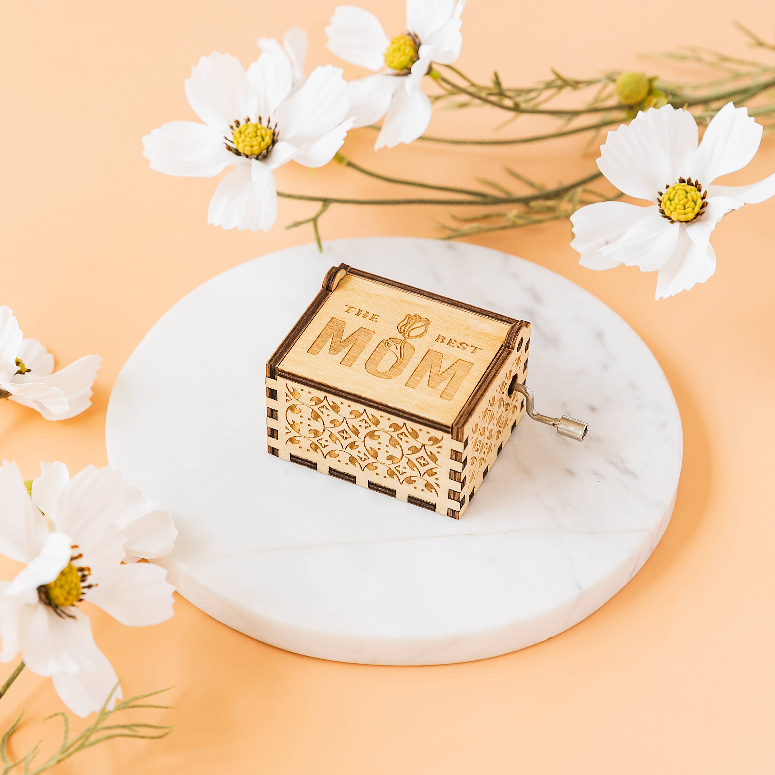 Mother's Day Gift, Engraved Music Box for Mom, Mom Gift